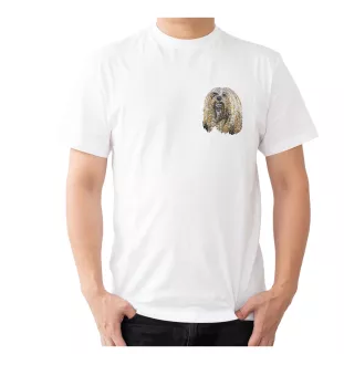 Lhasa Apso - dog-shaped patch, embroidered patch, unique decoration for Art-Dog backpack