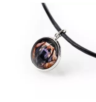 Leonberger - a set of jewelry in a box, necklace, earrings, bracelet, products from the Art-Dog brand