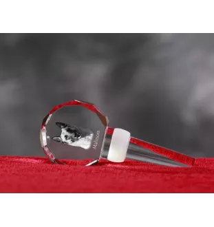 Malinois chien de berger belge - Bouchon de bouteille en cristal, bouchon de vin unique avec photo, cadeau personnalisé pour sommelier par la marque Art-Dog