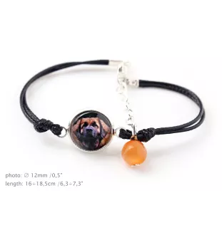 Leonberger, Chien De Leonberg - ensemble de bijoux avec votre photo, ensemble fait à la main, bracelet et collier de la marque Art.-Dog