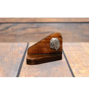 Lhasa Apso - wooden candle holder with a dog, tealight holder, a memorial place for a dog by Art-Dog brand