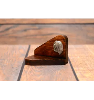 Lhasa Apso - wooden candle holder with a dog, tealight holder, a memorial place for a dog by Art-Dog brand