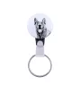 Malinois Belgian Shepherd Dog - keychain with a dog portrait, pendant with the brand's own Art-Dog graphics