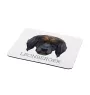 Leonberger - geometric mouse pad with a picture and text by Art-Dog