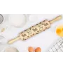 Lhasa Apso - rolling pin with a dog, decorating cookies with a rolling pin in patterns, a gift for the ceramicist of the Art-Dog brand