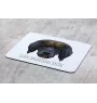 Leonberger - geometric mouse pad with a picture and text by Art-Dog