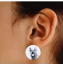 Malinois Belgian Shepherd Dog - unique dog earrings, your pet on a keychain, Art-Dog's own brand