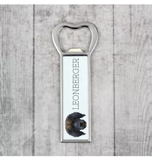 Leonberger, Chien De Leonberg - ouvre-bouteille avec une image et une inscription pour la bière Art-Dog