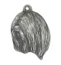 Lhasa Apso - un collier avec un chien, un pendentif de chien sur une chaîne en argent, un bijou unique de la marque Art-Dog