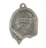 Lhasa Apso - un collier avec un chien, un pendentif de chien sur une chaîne en argent, un bijou unique de la marque Art-Dog