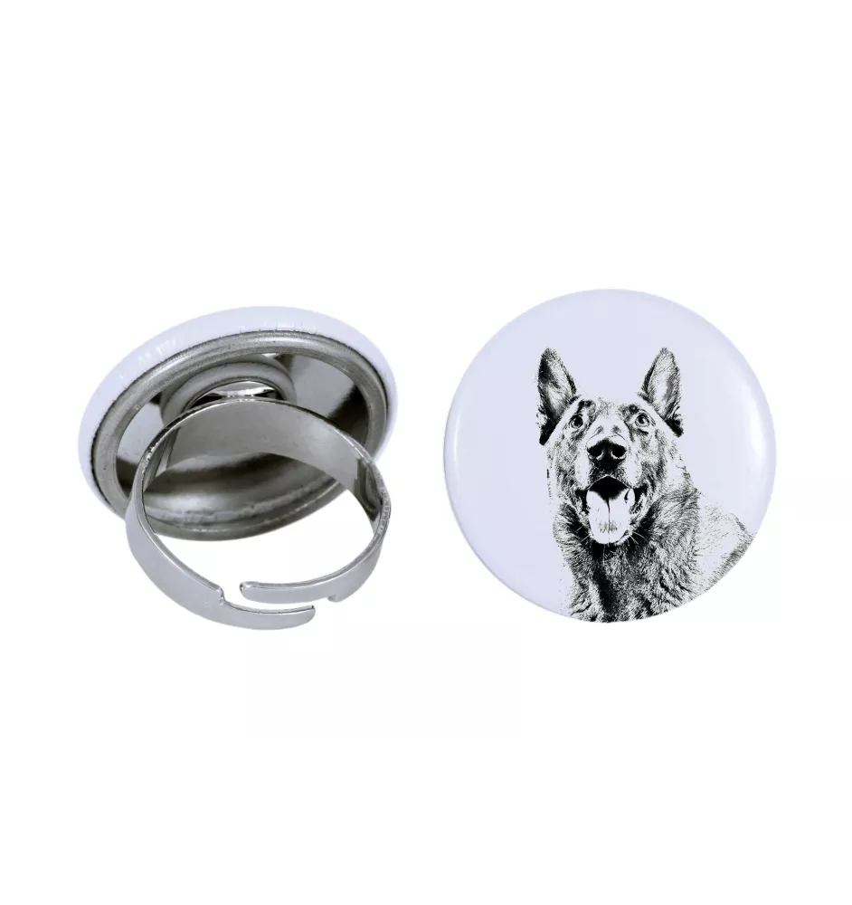 Malinois chien de berger belge - bijoux pour femmes avec l'image d'un chien, produit fait à la main, possibilité d'ajouter sa propre photo, marque Art-Dog