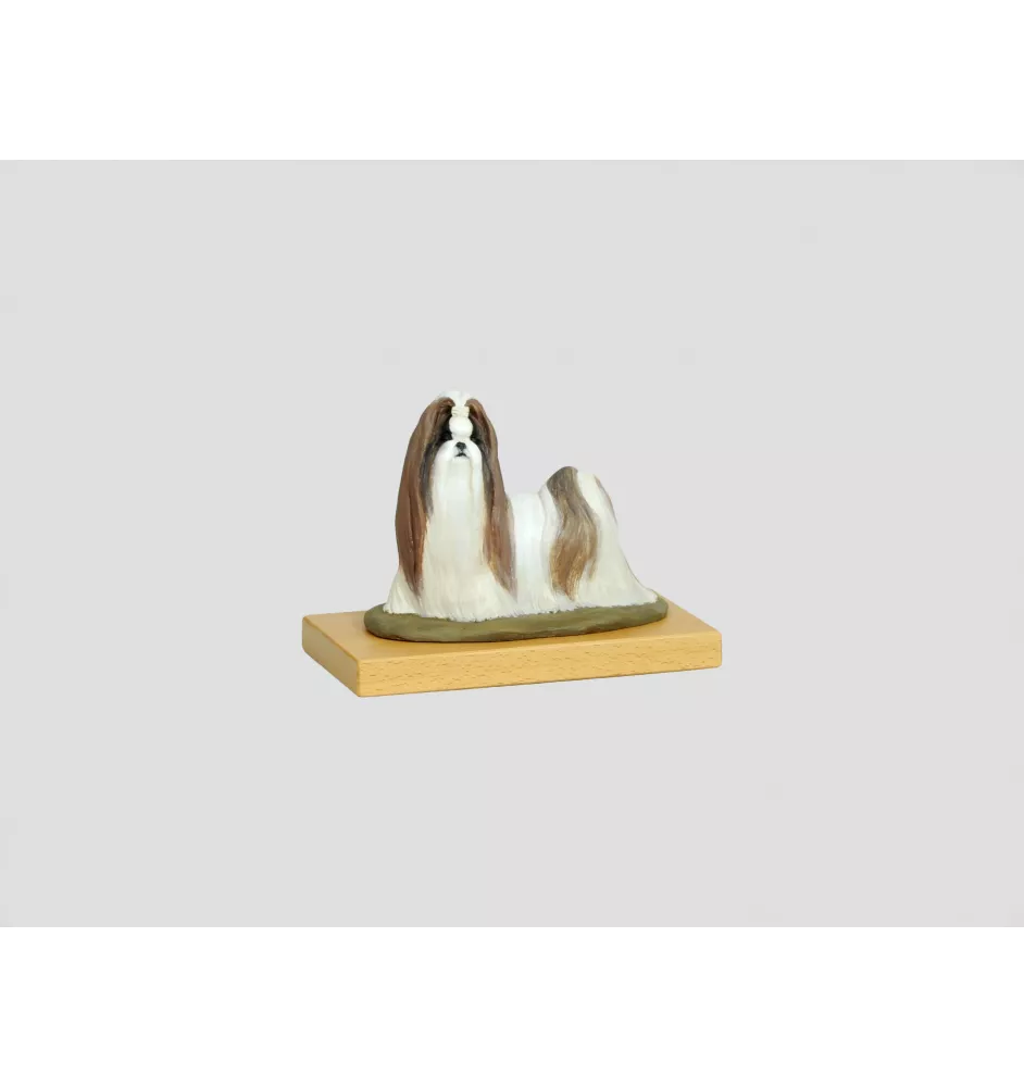 Lhasa Apso ręcznie pomalowana statuetka Art-Dog