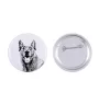 Malinois chien de berger belge - badge avec votre chien, ajoutez votre propre photo, marque Art-Dog