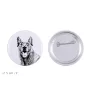 Malinois chien de berger belge - badge avec votre chien, ajoutez votre propre photo, marque Art-Dog