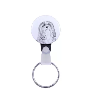 Lhasa Apso - porte-clés avec l'image d'un chien, pendentif avec la propre graphique de la marque Art-Dog