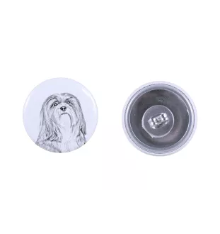 Lhasa Apso, Lhasaterrier, Löwenhund - einzigartige Hund-Ohrringe, Ihr Haustier als Schlüsselanhänger, Eigenmarke Art-Dog