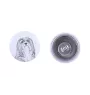 Lhasa Apso - boucles d'oreilles uniques avec un chien, votre animal de compagnie sur un porte-clés, marque propre Art-Dog