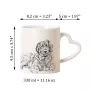 Leonberger - Tasse mit Hund, entzückende Tasse mit herzförmigem Henkel, universelles Geschenk der Marke Art-Dog