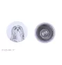 Lhasa Apso - boucles d'oreilles uniques avec un chien, votre animal de compagnie sur un porte-clés, marque propre Art-Dog