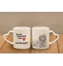Leonberger - cup with a dog, adorable cup with a heart-shaped handle, universal gift from the Art-Dog brand