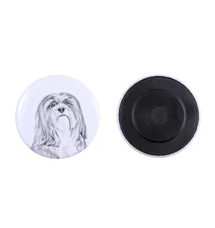 Lhasa Apso magnes z psem mały Art-Dog