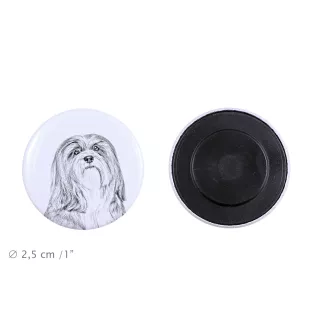 Lhasa Apso magnes z psem mały Art-Dog