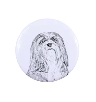 Lhasa Apso pierścionek z psem mały Art-Dog