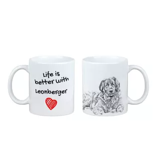 Leonberger - Tasse mit Hund, Tasse mit Bild, personalisiertes Geschenk der Marke Art-Dog
