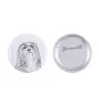Lhasa Apso - pin with your dog, add your own photo, Art-Dog brand