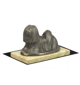 Lhasa Apso statuetka na piaskowym kamieniu Art-Dog