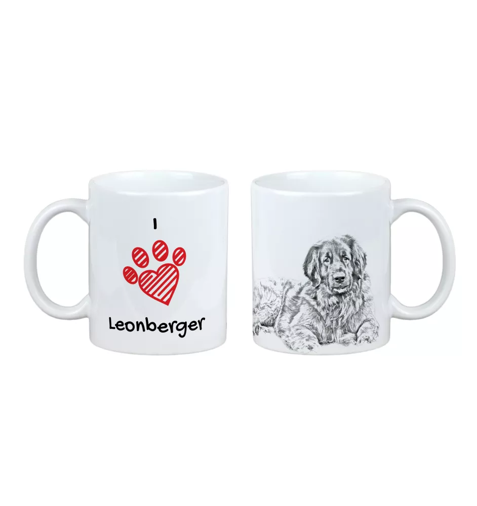 Leonberger - Tasse mit Hund, entzückende Tasse mit Grafik, Geschenk mit Ihrem Foto von der Marke Art-Dog