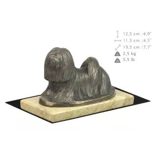 Lhasa Apso statuetka na piaskowym kamieniu Art-Dog