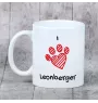 Leonberger kubek z psem I love Art-Dog