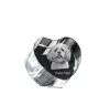 Lhasa Apso - a photo of a dog in crystal, crystal heart, unique photo frame from the Art-Dog brand