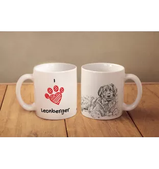 Leonberger - Tasse mit Hund, entzückende Tasse mit Grafik, Geschenk mit Ihrem Foto von der Marke Art-Dog