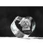 Lhasa Apso - une photo de chien dans un cristal, un cœur en cristal, un cadre photo exceptionnel de la marque Art-Dog