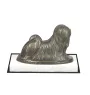 Lhasa Apso - statuette de chien, figurine sur un socle blanc, trophée pour exposition de chiens de la marque Art-Dog