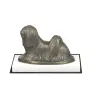 Lhasa Apso - statuette de chien, figurine sur un socle blanc, trophée pour exposition de chiens de la marque Art-Dog