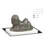 Lhasa Apso statuetka na białym drewnie Art-Dog