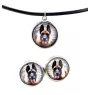 Malinois Belgischer Schäferhund - Schmuck mit Ihrem Foto-Box, Halskette und Ohrringe-Set, personalisierte Produkte der Marke Art-Dog.
