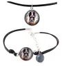 Malinois Belgian Shepherd Dog - a set of jewelry with your photo, handmade set, bracelet and necklace by Art.-Dog brand