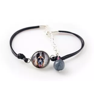Malinois chien de berger belge - ensemble de bijoux avec votre photo, ensemble fait à la main, bracelet et collier de la marque Art.-Dog