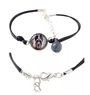 Malinois Belgischer Schäferhund - Armband in einer Schachtel mit Ihrem Foto, femininer Schmuck, ein ausgezeichnetes Geschenk der Marke Art-Dog.