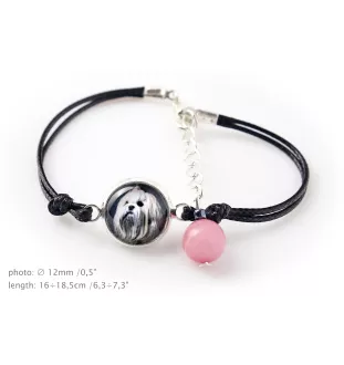 Lhasa Apso - ensemble de bijoux dans une boîte, collier, boucles d'oreilles, bracelet, produits de la marque Art-Dog