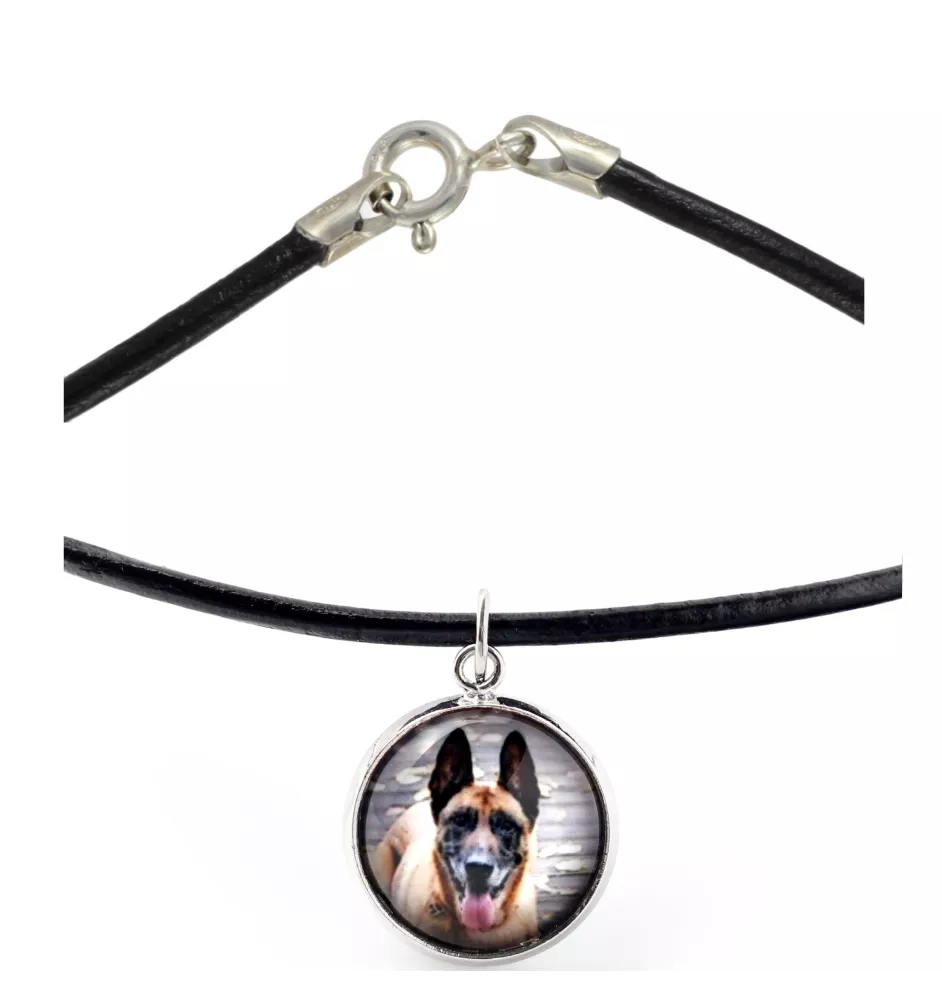 Malinois Belgian Shepherd Dog - necklace in a box, elegant decoration, pendant from the Art-Dog brand