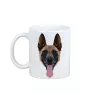 Malinois Belgischer Schäferhund - Becher mit einem Bild und dem Schriftzug geometrischer Hund Art-Dog
