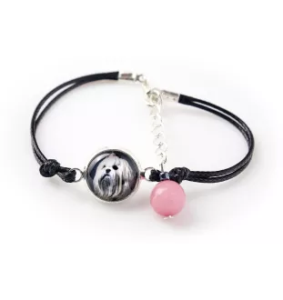 Lhasa Apso, Lhasaterrier, Löwenhund - Schmuckset mit Ihrem Foto, handgefertigtes Set, Armband und Halskette von Art.-Dog.