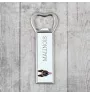 Malinois Belgian Shepherd Dog - bottle opener with a picture and inscription for beer by Art-Dog