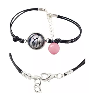 Lhasa Apso - bracelet dans une boîte avec votre photo, bijoux féminins, cadeau parfait de la marque Art-Dog