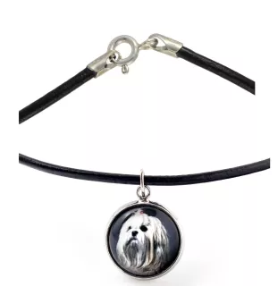 Lhasa Apso - collier dans une boîte, élégant bijou, pendentif de la marque Art-Dog